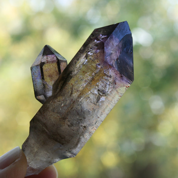 Zambian Amethyst Scepter outlet with Red Hematite Inclusions